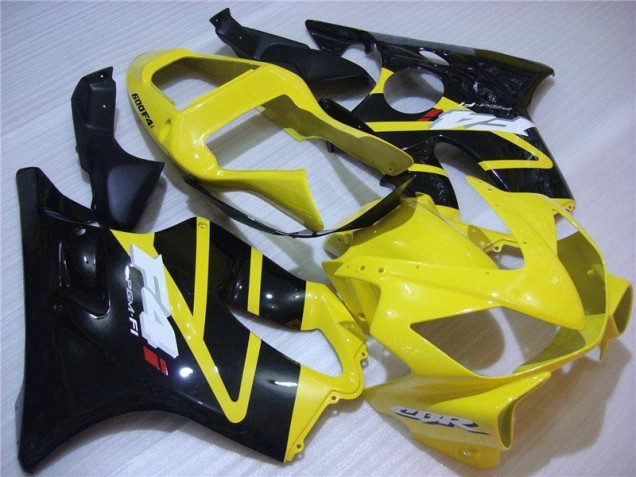 2001-2003 Yellow Black Honda CBR600 F4i Motorbike Fairing Kits 2001-2003 Yellow Black Honda CBR600 F4i Motorbike Fairing Kits