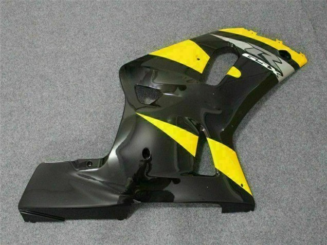 2001-2003 Yellow Black Suzuki GSXR 600/750 Motorcycle Replacement Fairings 2001-2003 Yellow Black Suzuki GSXR 600/750 Motorcycle Replacement Fairings