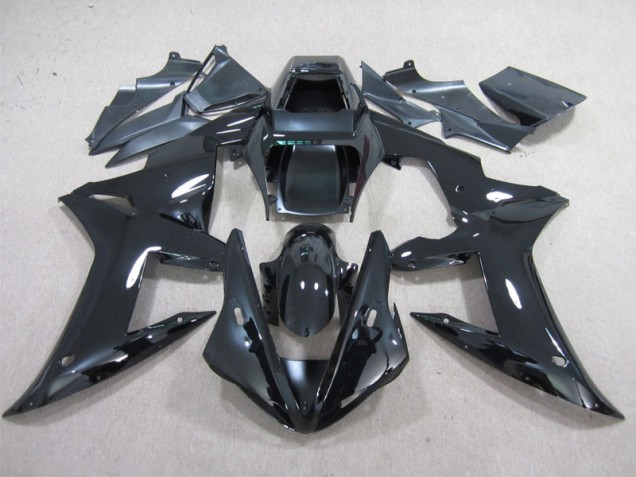 2002-2003 Black Yamaha YZF R1 Replacement Motorcycle Fairings 2002-2003 Black Yamaha YZF R1 Replacement Motorcycle Fairings