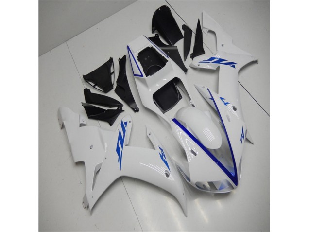 2002-2003 White Yamaha YZF R1 Motorcycle Fairing 2002-2003 White Yamaha YZF R1 Motorcycle Fairing