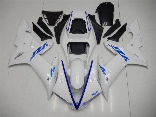 2002-2003 White Yamaha YZF R1 Motorcycle Fairing 2002-2003 White Yamaha YZF R1 Motorcycle Fairing