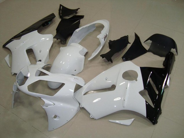 2002-2006 White Black Kawasaki ZX12R Motorcycle Fairings 2002-2006 White Black Kawasaki ZX12R Motorcycle Fairings