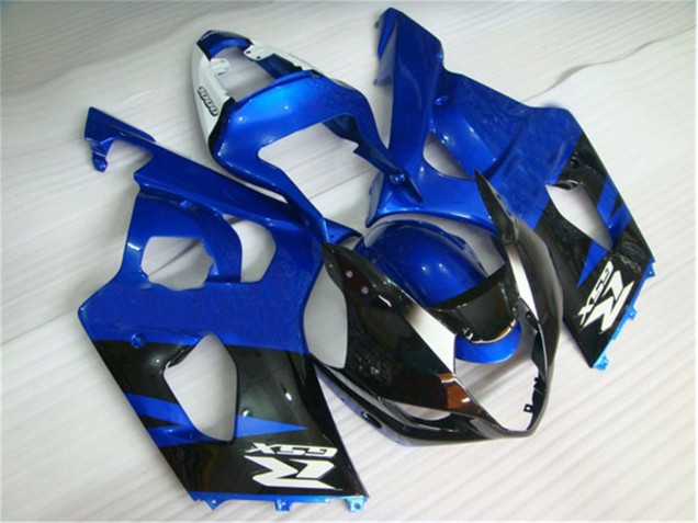 2003-2004 Black Blue Suzuki GSXR 1000 Motorcycle Fairings Kits & Bodywork