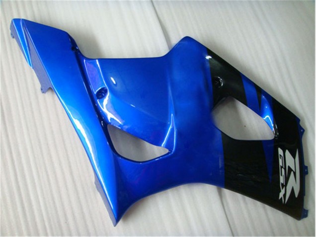 2003-2004 Black Blue Suzuki GSXR 1000 Motorcycle Fairings Kits & Bodywork