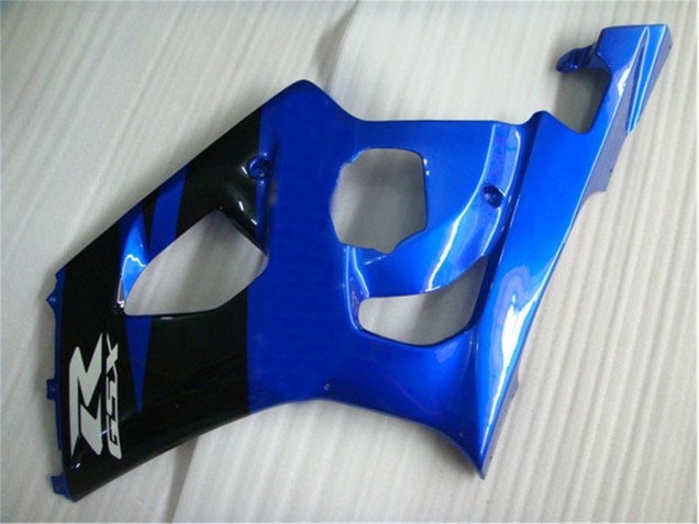 2003-2004 Black Blue Suzuki GSXR 1000 Motorcycle Fairings Kits & Bodywork