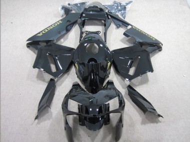2003-2004 Black Gold Decal Honda CBR600RR Motorbike Fairing