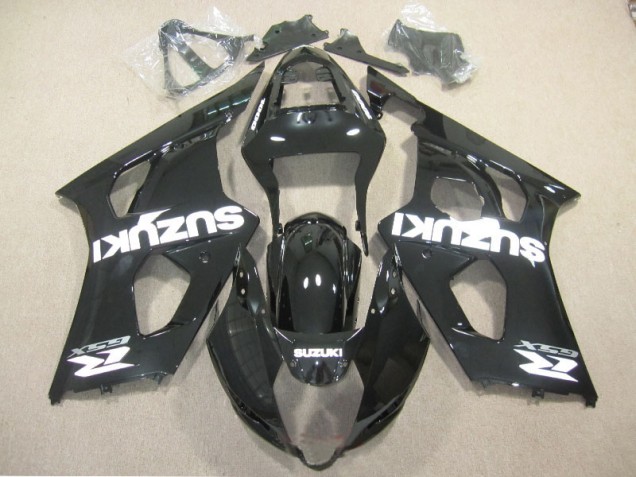 2003-2004 Black White Decal Suzuki GSXR1000 Motor Bike Fairings 2003-2004 Black White Decal Suzuki GSXR1000 Motor Bike Fairings