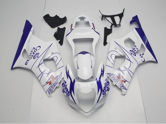2003-2004 Blue Whie Corona Suzuki GSXR 1000 Moto Fairings 2003-2004 Blue Whie Corona Suzuki GSXR 1000 Moto Fairings