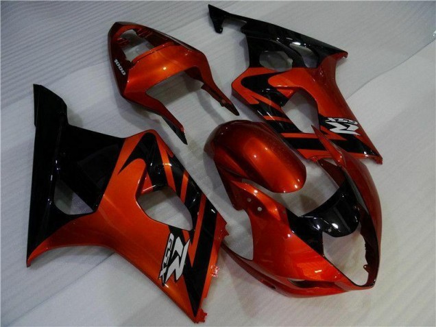 2003-2004 Brown Black Suzuki GSXR 1000 Motorcycle Fairings 2003-2004 Brown Black Suzuki GSXR 1000 Motorcycle Fairings