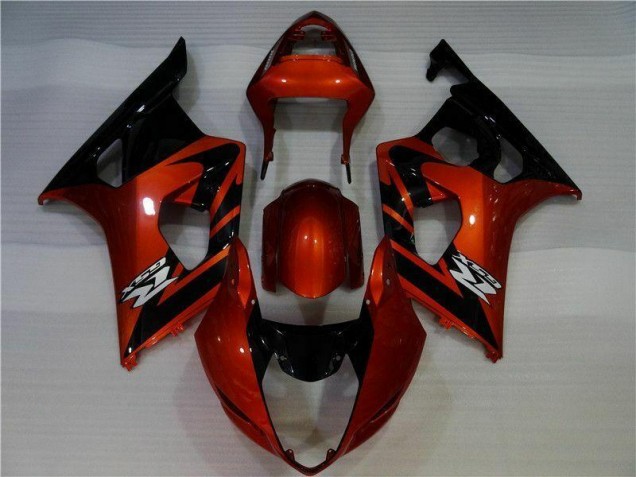 2003-2004 Brown Black Suzuki GSXR 1000 Motorcycle Fairings 2003-2004 Brown Black Suzuki GSXR 1000 Motorcycle Fairings
