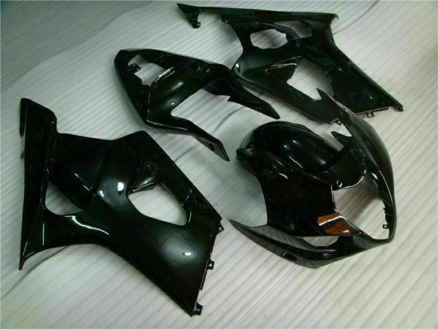 2003-2004 Glossy Black Suzuki GSXR 1000 Motorcycle Fairings 2003-2004 Glossy Black Suzuki GSXR 1000 Motorcycle Fairings