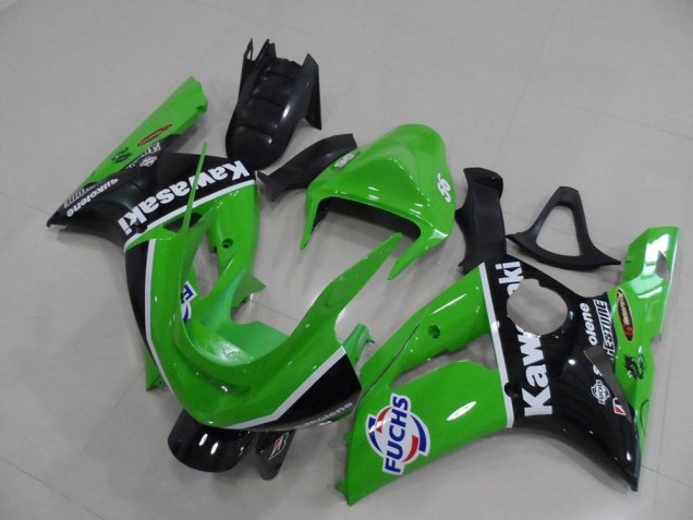 2003-2004 Green Fuchs Kawasaki ZX6R Motor Bike Fairings 2003-2004 Green Fuchs Kawasaki ZX6R Motor Bike Fairings