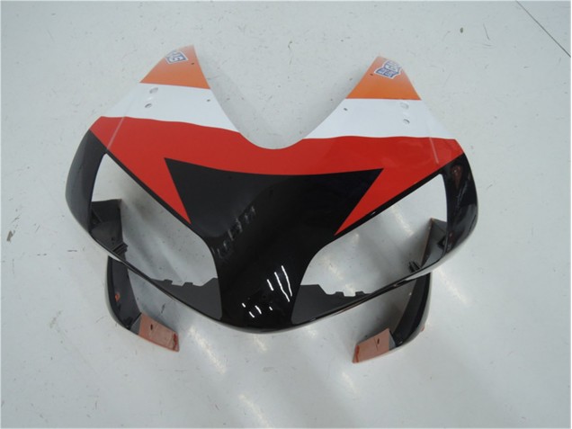 2003-2004 Orange Red Black Repsol Honda CBR600RR Motor Bike Fairings