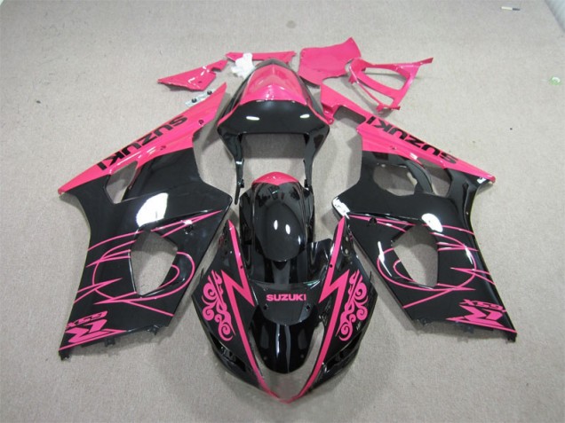 2003-2004 Pink Black Suzuki GSXR1000 Bike Fairing Kit 2003-2004 Pink Black Suzuki GSXR1000 Bike Fairing Kit