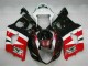 2003-2004 Red Black Suzuki GSXR 1000 Replacement Fairings 2003-2004 Red Black Suzuki GSXR 1000 Replacement Fairings
