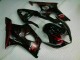 2003-2004 Red Flame Suzuki GSXR 1000 Bike Fairing Kit 2003-2004 Red Flame Suzuki GSXR 1000 Bike Fairing Kit