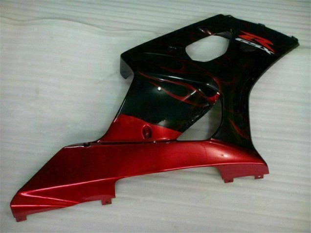 2003-2004 Red Flame Suzuki GSXR 1000 Bike Fairing Kit 2003-2004 Red Flame Suzuki GSXR 1000 Bike Fairing Kit