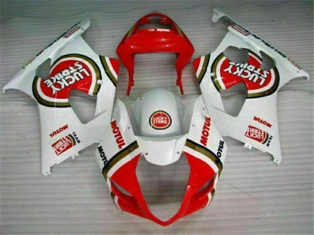 2003-2004 Red White Suzuki GSXR 1000 Motorbike Fairing Kits 2003-2004 Red White Suzuki GSXR 1000 Motorbike Fairing Kits