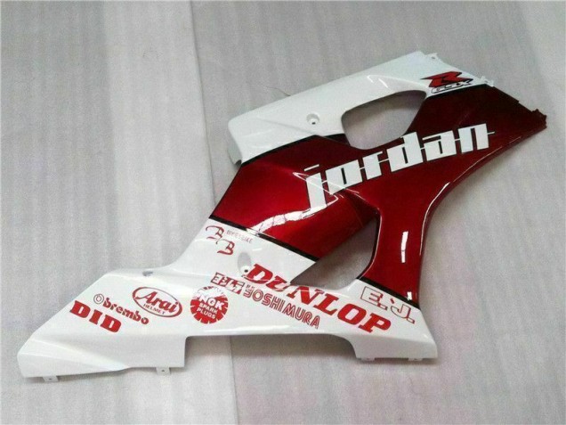 2003-2004 Red White Suzuki GSXR 1000 Motorcycle Bodywork 2003-2004 Red White Suzuki GSXR 1000 Motorcycle Bodywork
