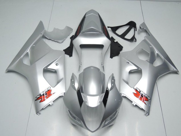 2003-2004 Silver OEM Style Suzuki GSXR 1000 Motorbike Fairing Kits 2003-2004 Silver OEM Style Suzuki GSXR 1000 Motorbike Fairing Kits