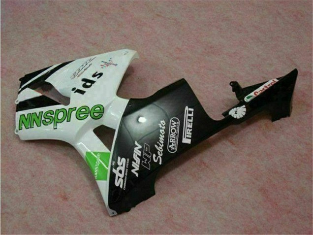2003-2004 White Honda CBR600RR Motorcycle Fairing Kits