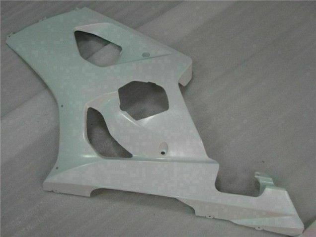 2003-2004 White Suzuki GSXR 1000 Motorbike Fairings & Bodywork 2003-2004 White Suzuki GSXR 1000 Motorbike Fairings & Bodywork