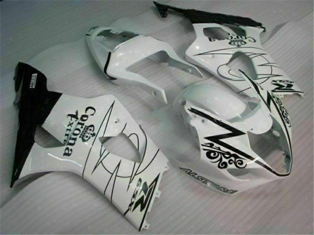 2003-2004 White Suzuki GSXR 1000 Motorcycle Bodywork 2003-2004 White Suzuki GSXR 1000 Motorcycle Bodywork