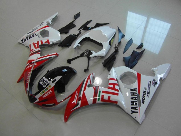 2003-2005 Red Fiat Yamaha YZF R6 Motorbike Fairing 2003-2005 Red Fiat Yamaha YZF R6 Motorbike Fairing