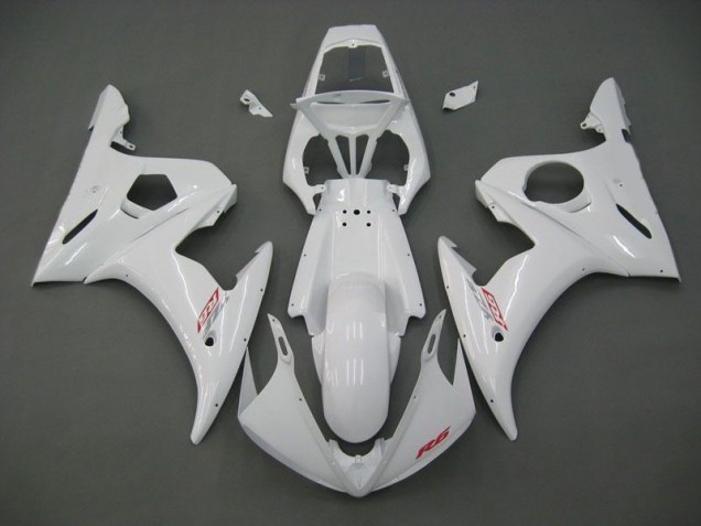2003-2005 White Yamaha YZF R6 Motorbike Fairings 2003-2005 White Yamaha YZF R6 Motorbike Fairings