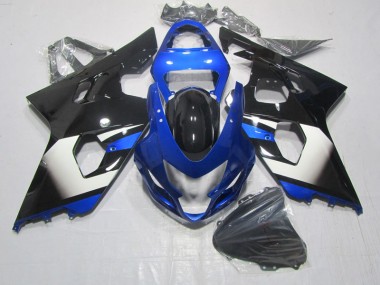 2004-2005 Black Blue Suzuki GSXR600 Motorcycle Fairings