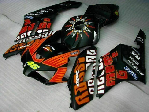 2004-2005 Black Orange Honda CBR1000RR Motorcycle Fairing Kits 2004-2005 Black Orange Honda CBR1000RR Motorcycle Fairing Kits