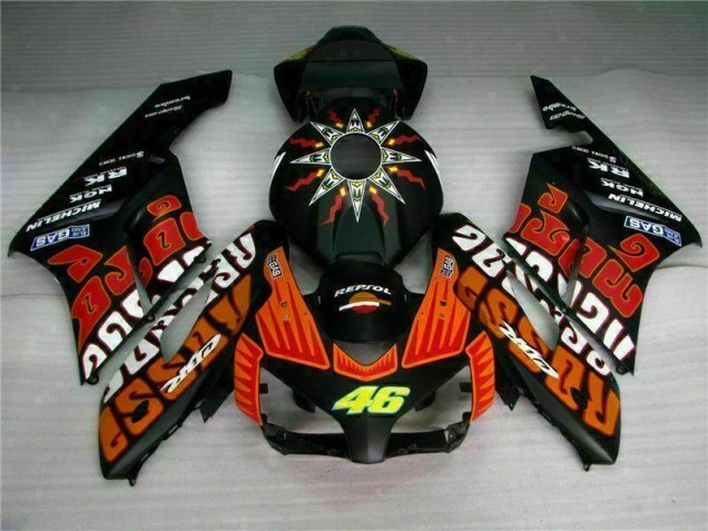 2004-2005 Black Orange Honda CBR1000RR Motorcycle Fairing Kits 2004-2005 Black Orange Honda CBR1000RR Motorcycle Fairing Kits