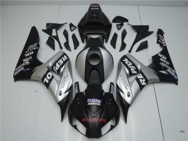 2004-2005 Black Silver Repsol Honda CBR1000RR Motorcycle Fairings