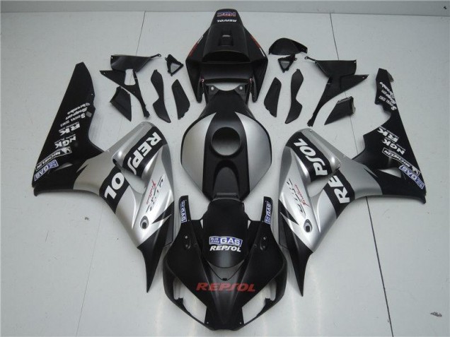 2004-2005 Black Silver Repsol Honda CBR1000RR Motorcycle Fairings 2004-2005 Black Silver Repsol Honda CBR1000RR Motorcycle Fairings