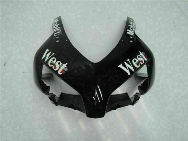 2004-2005 Black West Honda CBR1000RR Replacement Motorcycle Fairings