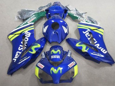 2004-2005 Blue Movistar Castrol Honda CBR1000RR Motorbike Fairing