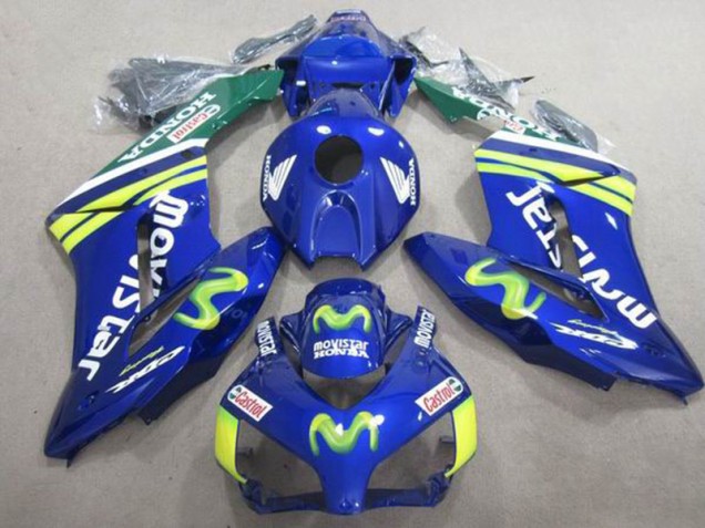 2004-2005 Blue Movistar Castrol Honda CBR1000RR Motorbike Fairing 2004-2005 Blue Movistar Castrol Honda CBR1000RR Motorbike Fairing