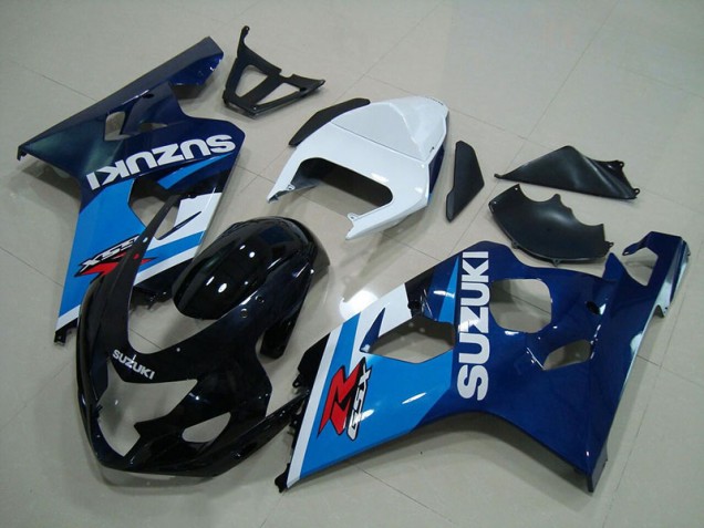 2004-2005 Blue White Suzuki GSXR750 Motorbike Fairing 2004-2005 Blue White Suzuki GSXR750 Motorbike Fairing