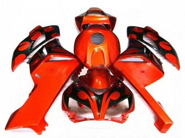 2004-2005 Orange Black Honda CBR1000RR Motorcycle Fairings 2004-2005 Orange Black Honda CBR1000RR Motorcycle Fairings
