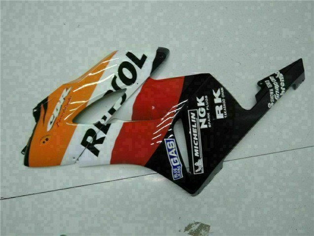 2004-2005 Orange Black Repsol Honda CBR1000RR Motorbike Fairing 2004-2005 Orange Black Repsol Honda CBR1000RR Motorbike Fairing