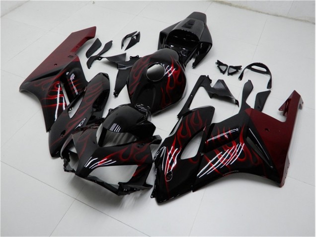 2004-2005 Red Black Honda CBR1000RR Motorbike Fairing Kits 2004-2005 Red Black Honda CBR1000RR Motorbike Fairing Kits