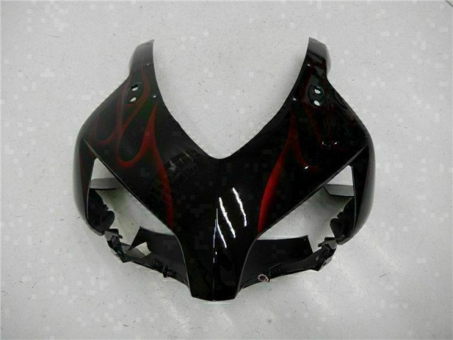 2004-2005 Red Flame Black Honda CBR1000RR Replacement Fairings 2004-2005 Red Flame Black Honda CBR1000RR Replacement Fairings