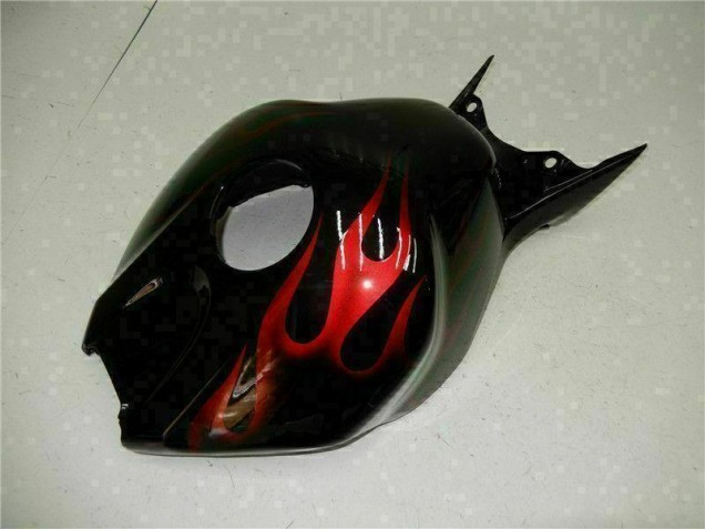 2004-2005 Red Flame Black Honda CBR1000RR Replacement Fairings 2004-2005 Red Flame Black Honda CBR1000RR Replacement Fairings