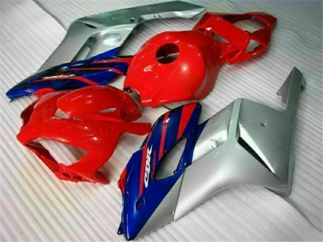2004-2005 Red Silver Blue Honda CBR1000RR Motorcycle Fairings Kit 2004-2005 Red Silver Blue Honda CBR1000RR Motorcycle Fairings Kit