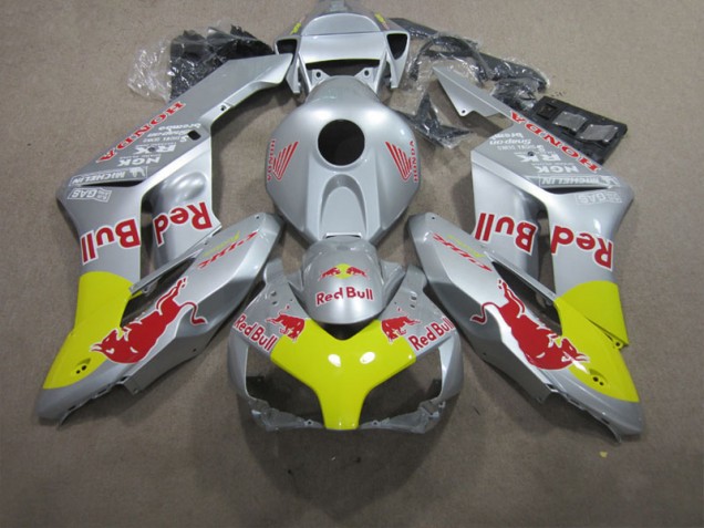 2004-2005 Silver Red Bull Honda CBR1000RR Motorcycle Fairings 2004-2005 Silver Red Bull Honda CBR1000RR Motorcycle Fairings