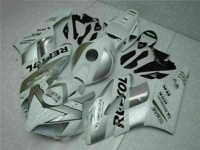 2004-2005 Silver White Repsol Honda CBR1000RR Motorcycle Fairings 2004-2005 Silver White Repsol Honda CBR1000RR Motorcycle Fairings