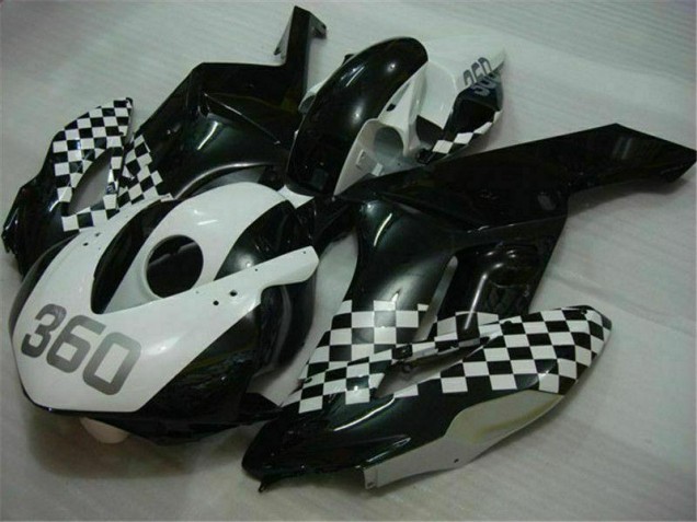 2004-2005 White Black Honda CBR1000RR Replacement Fairings 2004-2005 White Black Honda CBR1000RR Replacement Fairings