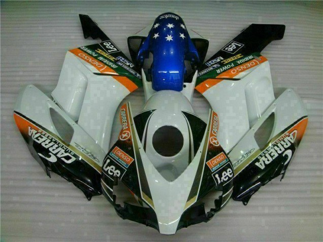 2004-2005 White Blue Honda CBR1000RR Replacement Fairings 2004-2005 White Blue Honda CBR1000RR Replacement Fairings