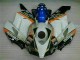 2004-2005 White Blue Honda CBR1000RR Replacement Fairings 2004-2005 White Blue Honda CBR1000RR Replacement Fairings