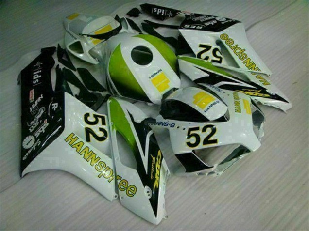 2004-2005 White Green Hannspree 52 Honda CBR1000RR Bike Fairing 2004-2005 White Green Hannspree 52 Honda CBR1000RR Bike Fairing